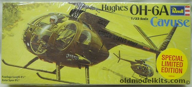 Revell 1/32 Hughes OH-6A Cayuse or Civil Hughes 500, 1460 plastic model kit
